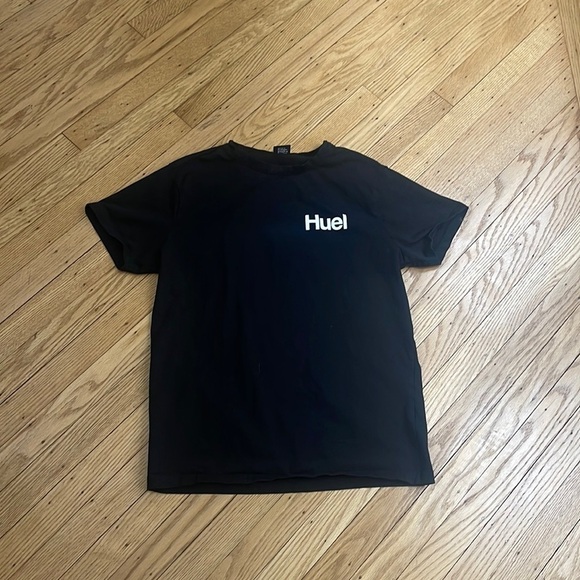 Huel Black White Logo Graphic T-Shirt Size Small - Picture 1 of 5
